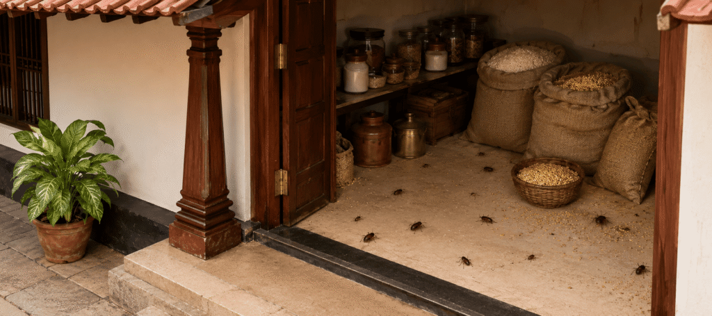 Before termite treatment