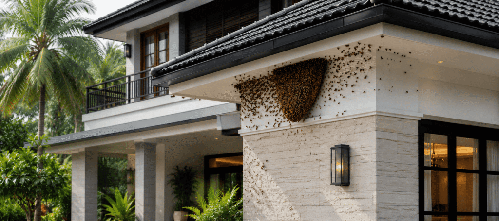 Before termite treatment