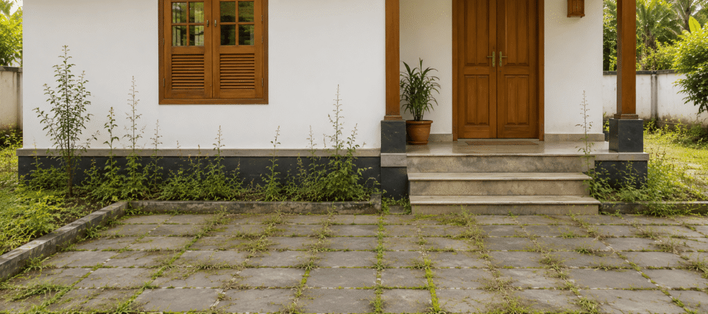 Before termite treatment