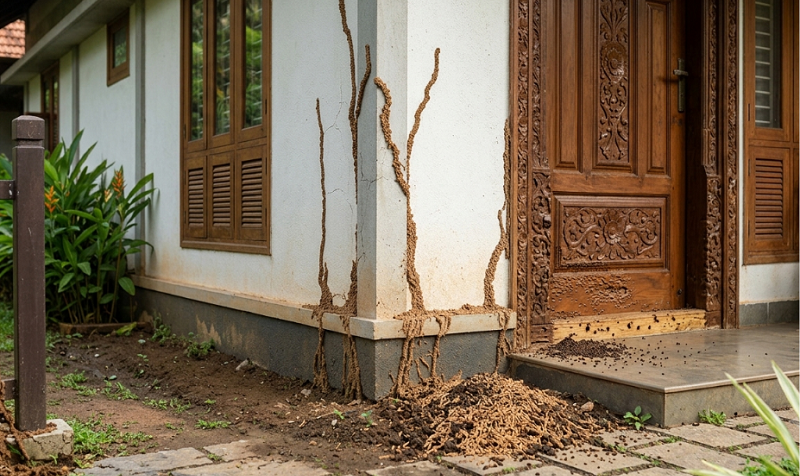 Before pest treatment