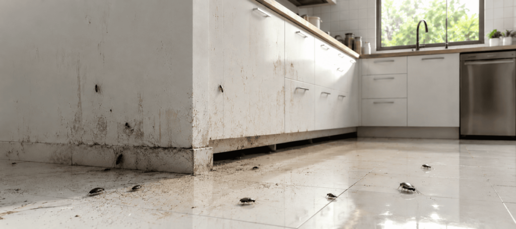 Before termite treatment